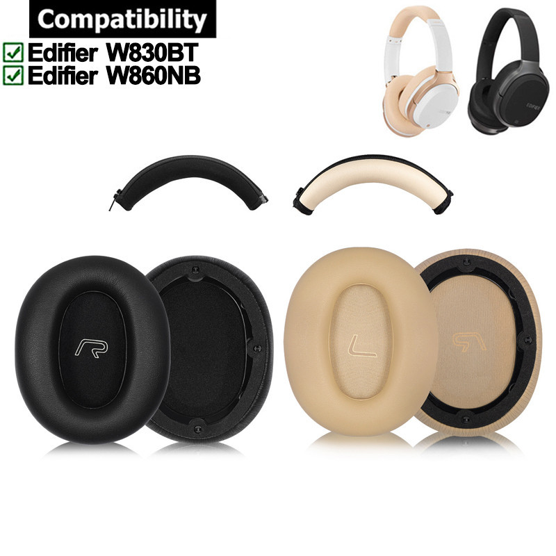 หูฟังหู Pad สําหรับ Edifier W830BT W860NB ชุดหูฟัง Headband ฝาครอบ Earpad เบาะฟองน ้ ํา Earmuffs