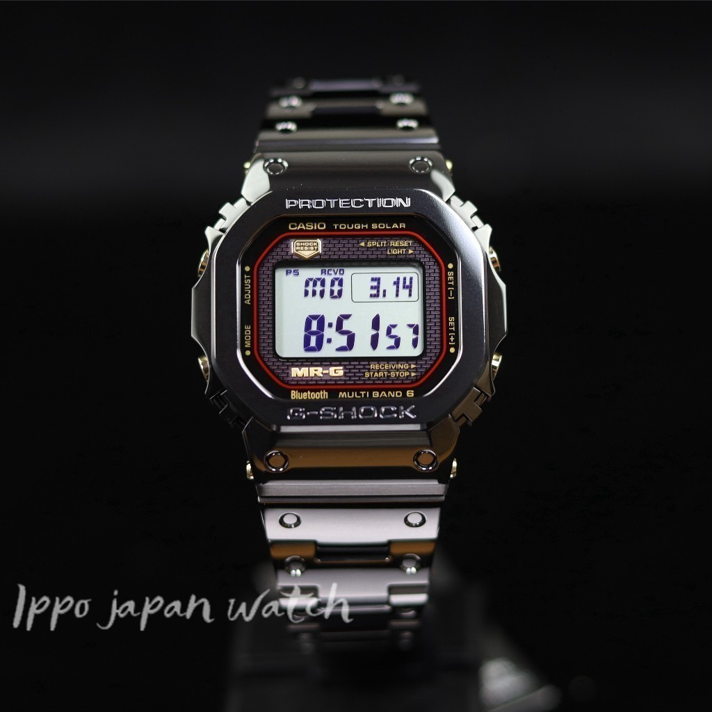 นาฬิกาข้อมือ Jdm  Casio G-Shock Mrg-B5000B-1Jr Mrg-B5000B-1 นาฬิกาข้อมือ พลังงานแสงอาทิตย์ 20 บาร์
