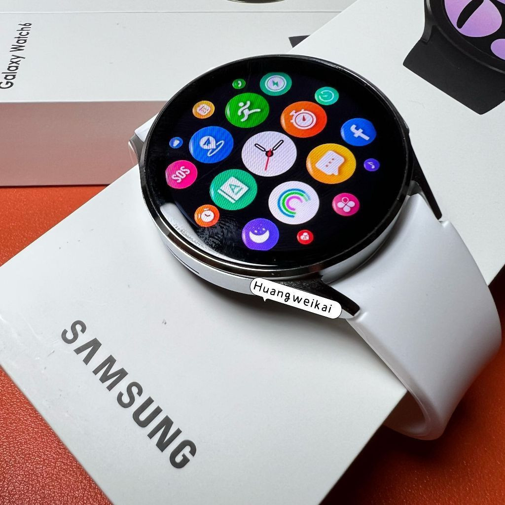 Galaxy watch 6 สมาร์ทวอทช์ Samsung full ips หน้าจอ การโทรแบบบลูทูธ ไร้สาย ชาร์จแบบกลม กีฬา สมาร์ทวอ