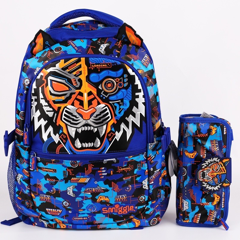 Smiggle Tiger Classic backpack for primary children's
