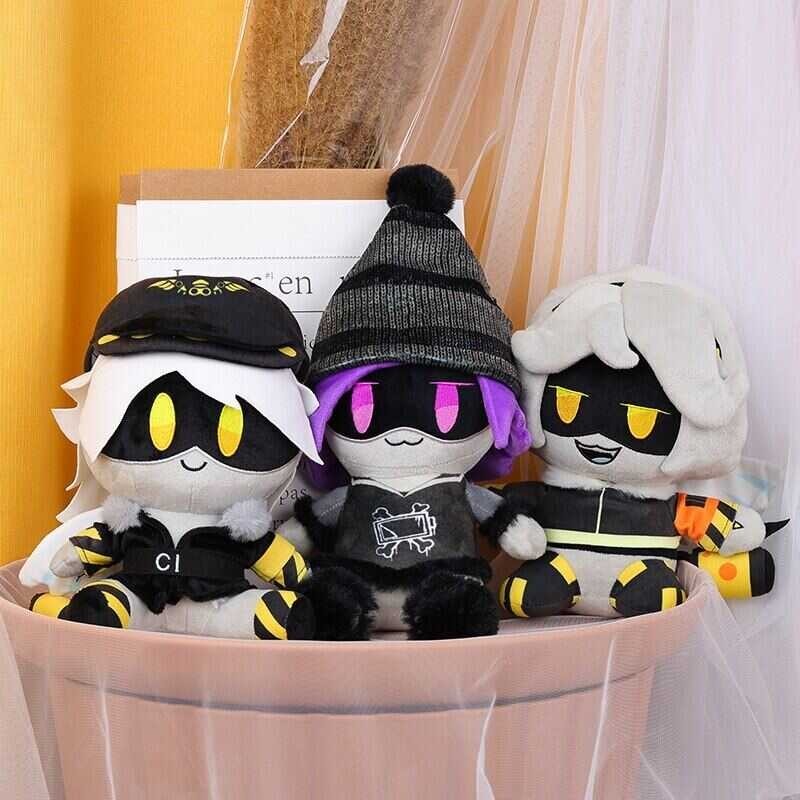 Plush Murder Drones Dolls Cute Cartoon Dramatical Murder Plushie Figure Toy Soft Gift Toy Kids Boy  