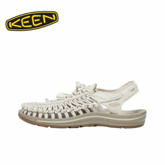 ♞,♘,♙KEEN Uneek Trend Outdoor Casual non-slip Simple water Shoes Beach Sandals White [ของแท้ 100 %