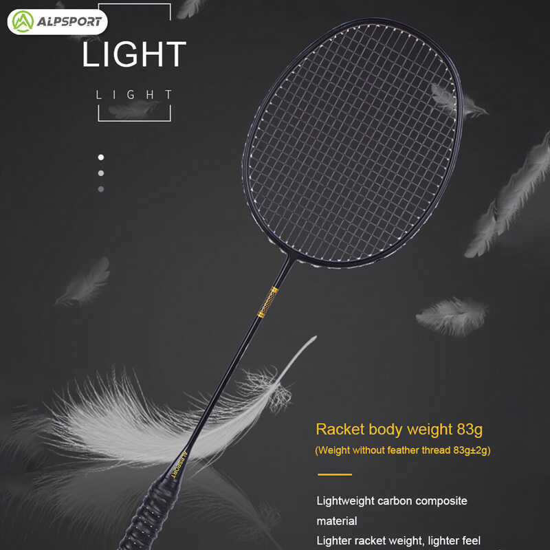 ZJ2.0 Pro ALP 4U 85g 100% Carbon Fiber + Titanium Alloy Extremely Light Sport Equipment Badminton P