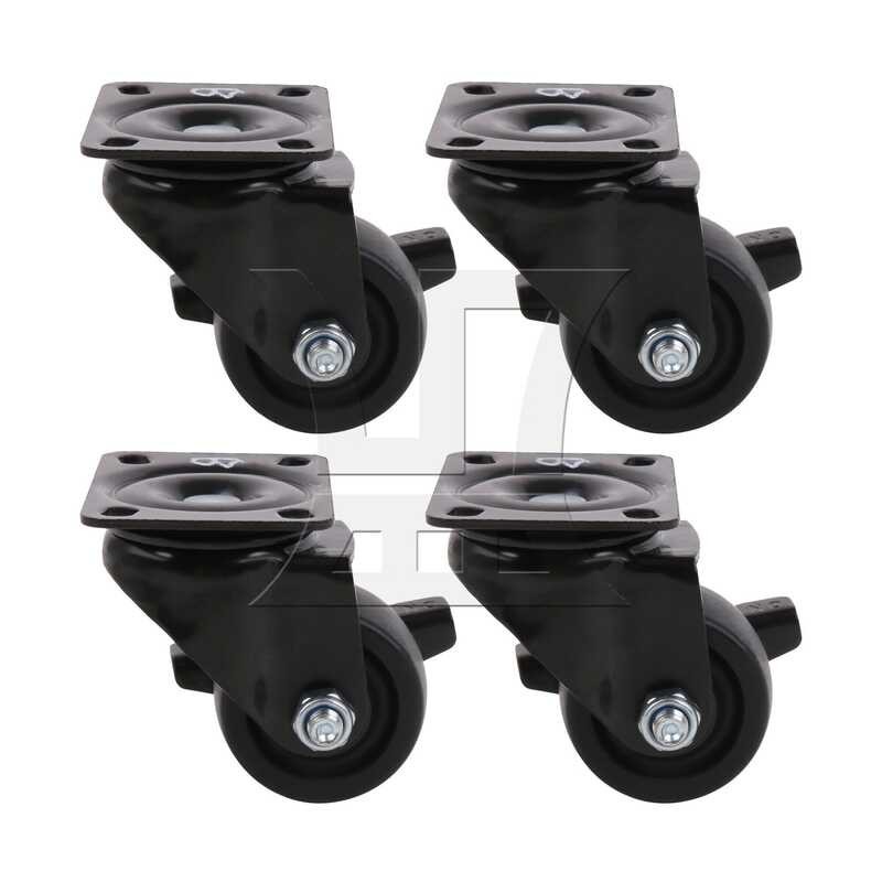 "ล้อลูกล้อหมุนได้2.76" ความสูง330lbs 2 ความสามารถในการโหล "ล้อลูกล้อหมุนได้.76"