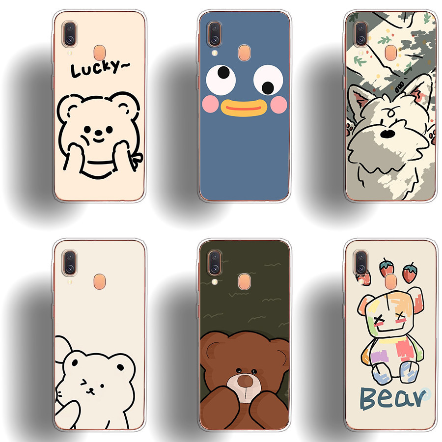 เหมาะสําหรับ Samsung Galaxy A40 A50 A41 A42 A50s เคสโทรศัพท์ TPU นิ่มปุ่มเคลือบด้วยไฟฟ้าเปลือกป้องกันดูดซับแรงกระแทก
