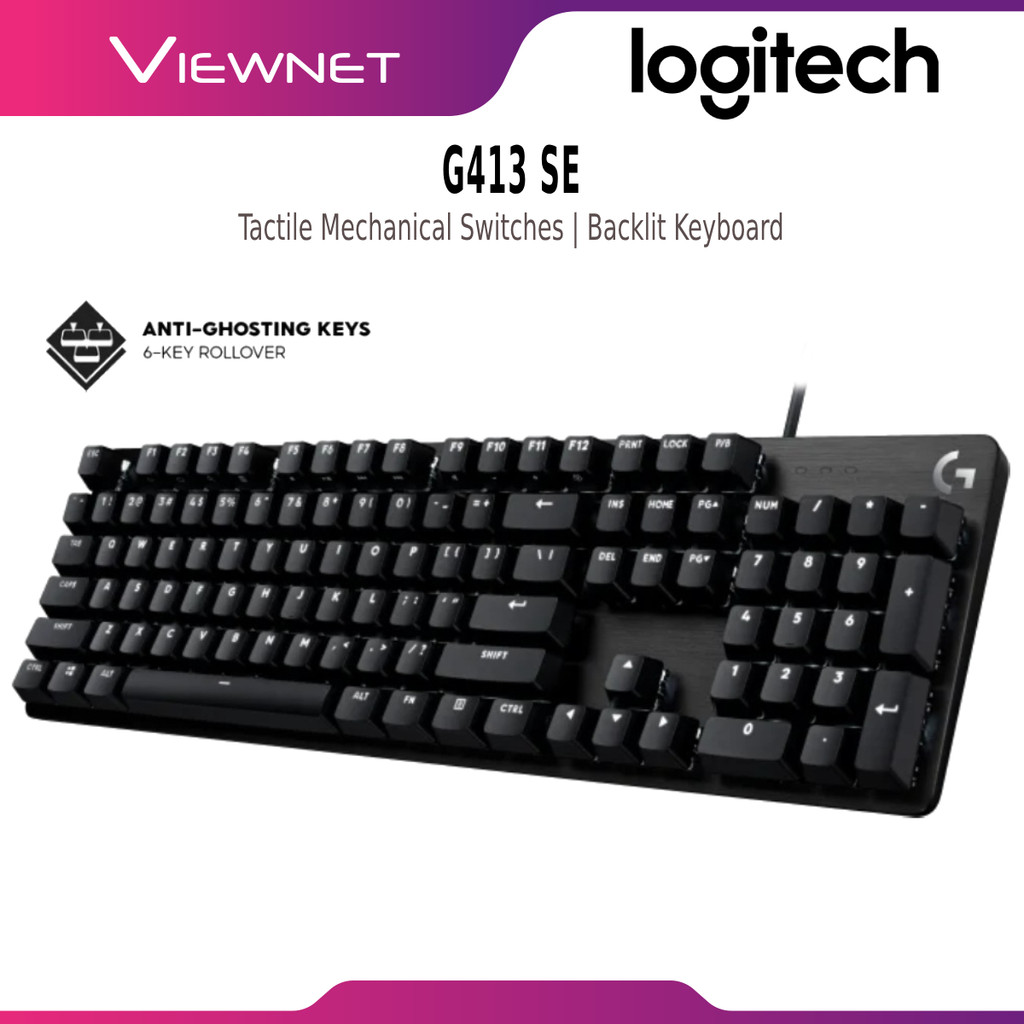 LOGITECH G413 SE / G413 TKL SE WIRED MECHANICAL GAMING KEYBOARD BACKLIT KEYBOARD TACTILE MECHANICAL 