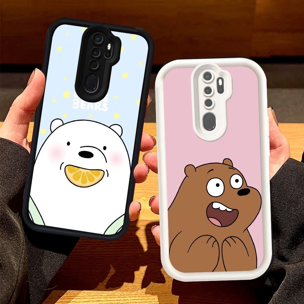 เคสสําหรับ OPPO A5 A9 2020 F11 Pro Reno 2Z 2F เคสซิลิโคน H-48 Bear