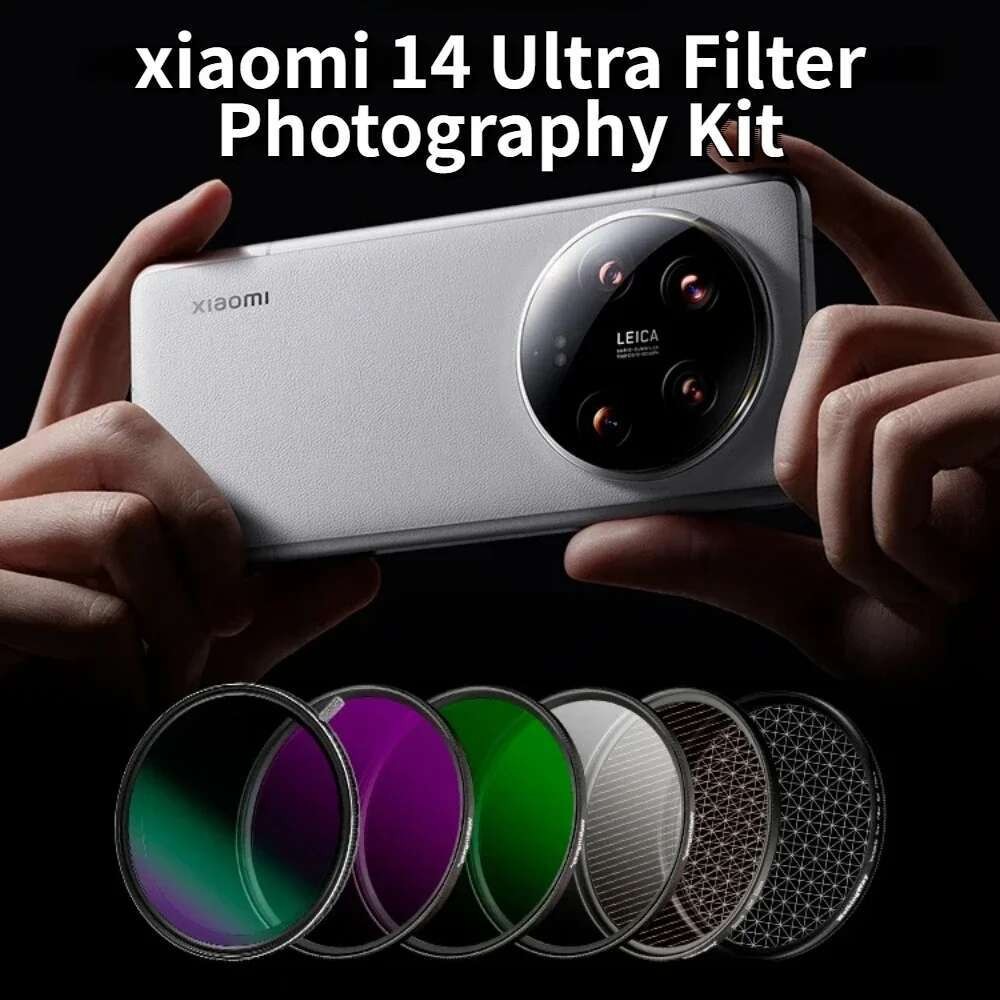 Xiaomi 14 Ultra Filter Photography Kit ตัวกรองมือถือ Nd Filter โทรศัพท์สมาร์ท 67 มม.กรอง Star/Flare/