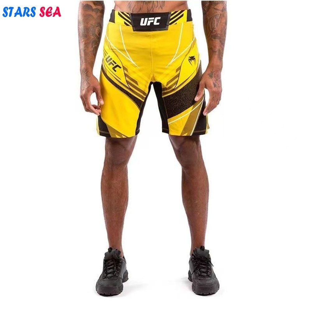 UFC Song ใหม่ Loose Fit Capris Boxing Shorts มวยไทย