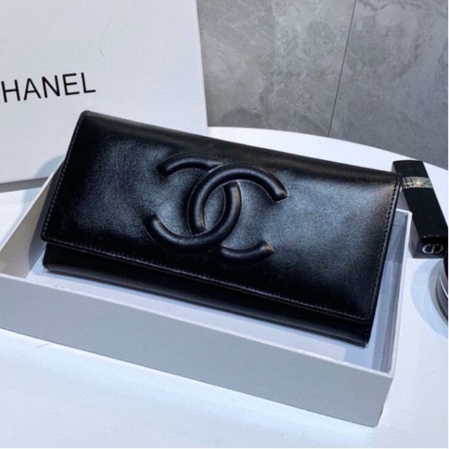 Chanel กระเป๋าสตางค์ ใบยาว ของแท้ อเนกประสงค์