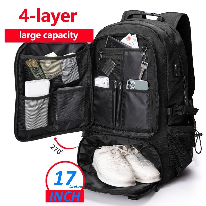 กระเป๋าเป้สะพายหลัง ขนาดใหญ่ 80 ลิตร 60 ลิตร เหมาะกับการพกพาเดินทาง เล่นกีฬา ตั้งแคมป์ เดินป่า สําหรับผู้ชาย