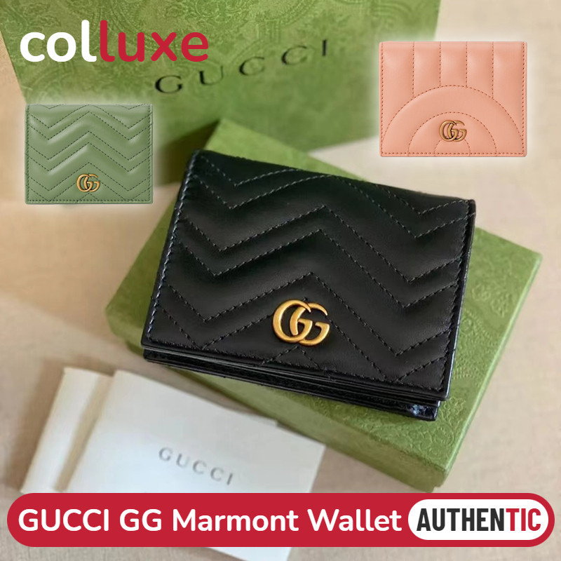 ♞,♘ของแท้กุชชี่ Gucci GG Marmont Wallet กระเป๋าสตางค์กุชชี่ มีสีต่างๆให้เลือก