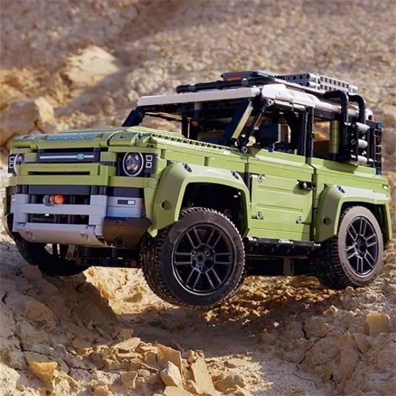 ใช ้ งานร ่ วมกับ Lego 42110 Land Rover Defender Off-Road รถประกอบอาคารบล ็ อกรถเด ็ กขนาดใหญ ่ ของ