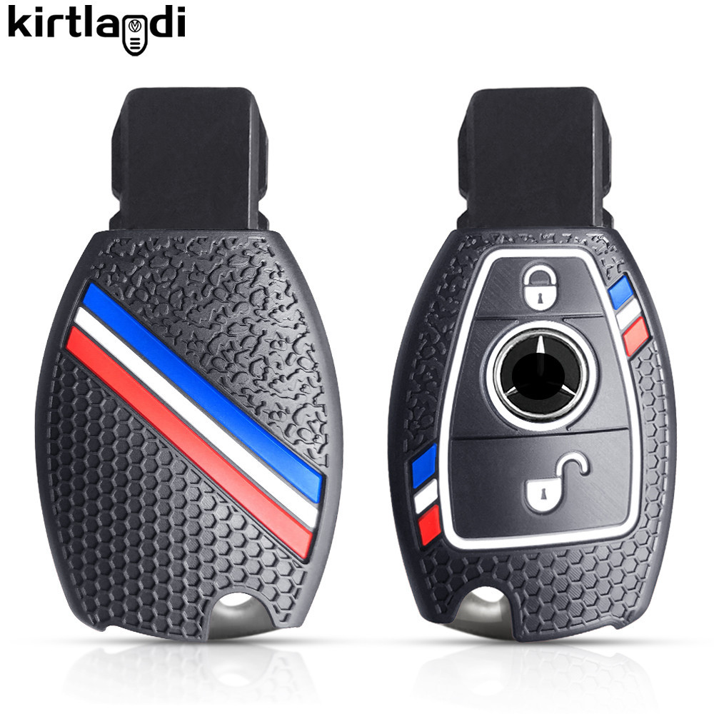ฝาครอบกุญแจรถสําหรับ Mercedes W204 W211 W177 W176 CLA GLC GLA GLK AMG Vito W639 W219 C350 W205 W203 W212 W169 Sprinter