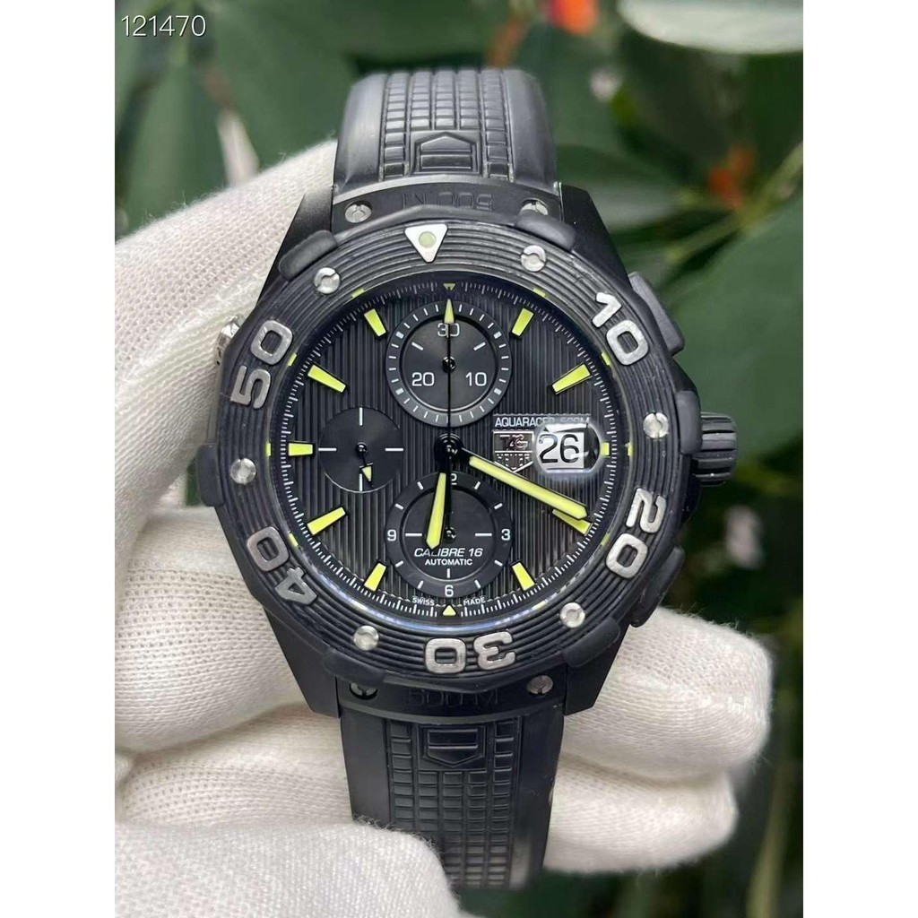 แท ็ ก Heuer TAG Heuer Heuer Competitive Dive CAJ2180.Ft6023 Mechanical Men 's Watch 44มม