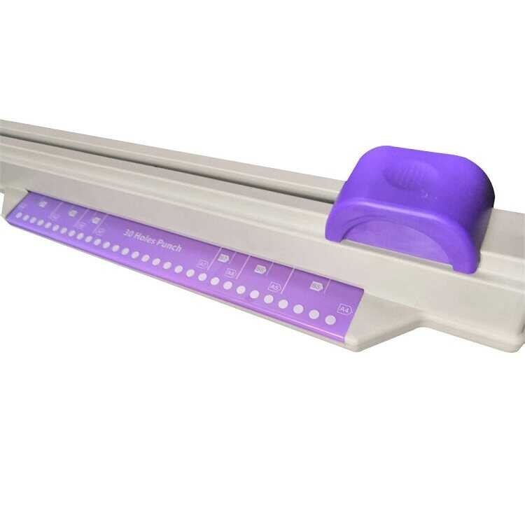 Multi-Function Hand-Push Continuous 30-Hole Multi-Function Punching Hine A4/B5/A5/B6 Paper Loose-Le