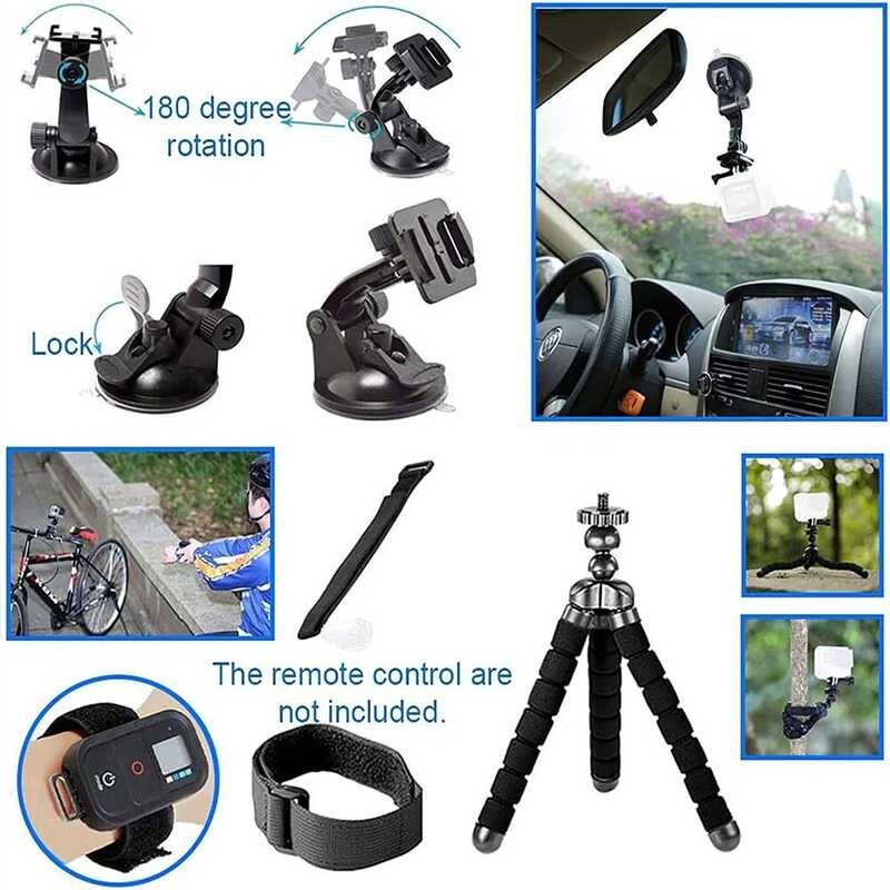 Action Camera Accessory Kit for GoPro Hero 11 10 9 8 7 6 5 4 3 Max Session YI 4K SJCAM thumbnail 7