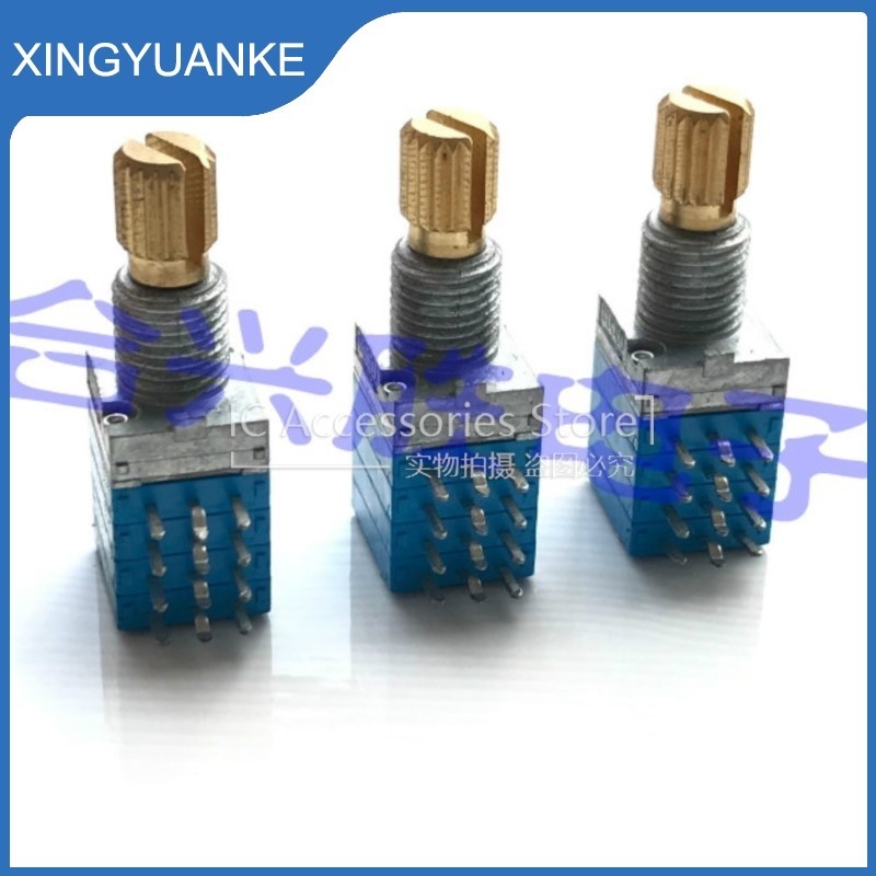 1 ชิ้น/ล็อตรถเครื่องขยายเสียง Precision Potentiometer TP96Q00 4 Link C50K * 4 12Pin C503 พร้อม Stepp