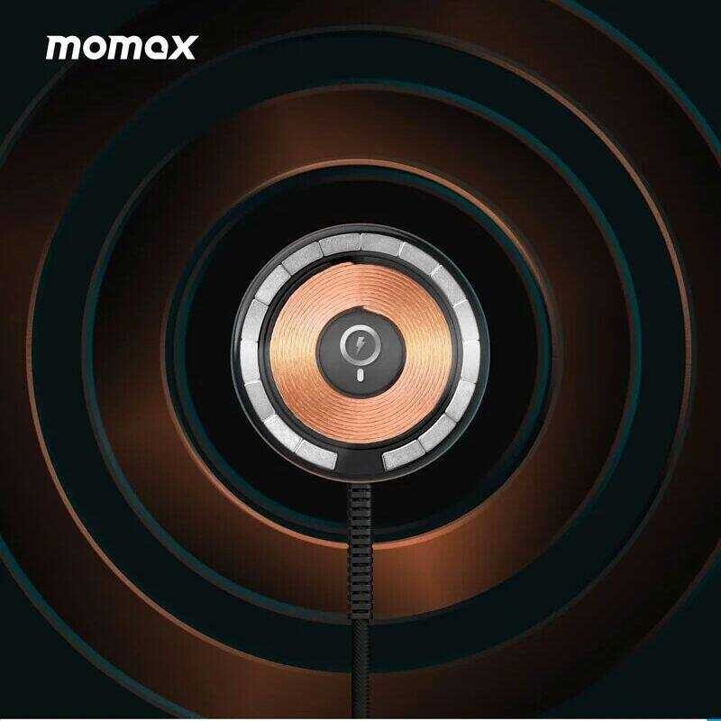 2 Momax Q.mag 15W ที่ชาร์จแบบไร้สาย-พื้นที่สีเทา