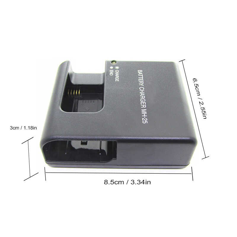❤️ เครื่องชาร์จแบตเตอรี่กล้อง Mh-25สำหรับ Nikon MH 25 Mh25 En-El15 En El15 Enel15 V1 D600 D610