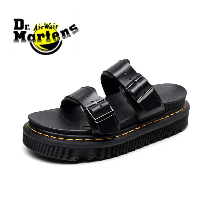 Dr ❤ รองเท้าแตะแพลตฟอร์มสำหรับผู้หญิง ❤ Martens Air Wair รองเ