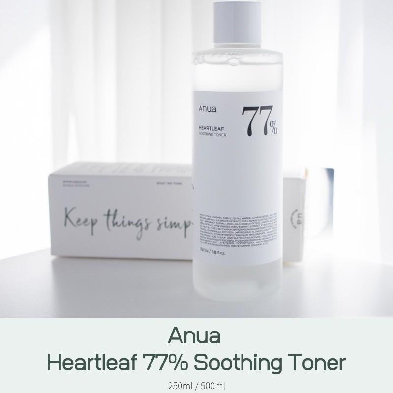 



 ♞[ANUA] Heartleaf 77% Soothing Toner 250 มล. / 500 มล.