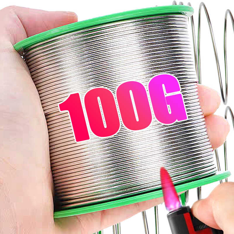 20-100G Easy Melt Solder Wire Stainless Steel Low Temperature Aluminum Copper Iron Metal Weld Cored 