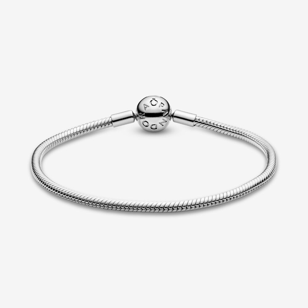 ♞[ส่งจากกรุงเทพ]Pandora แท้ เงิน925 สร้อยข้อมือ กำไล Moments Snake Bracelet Available with pendants