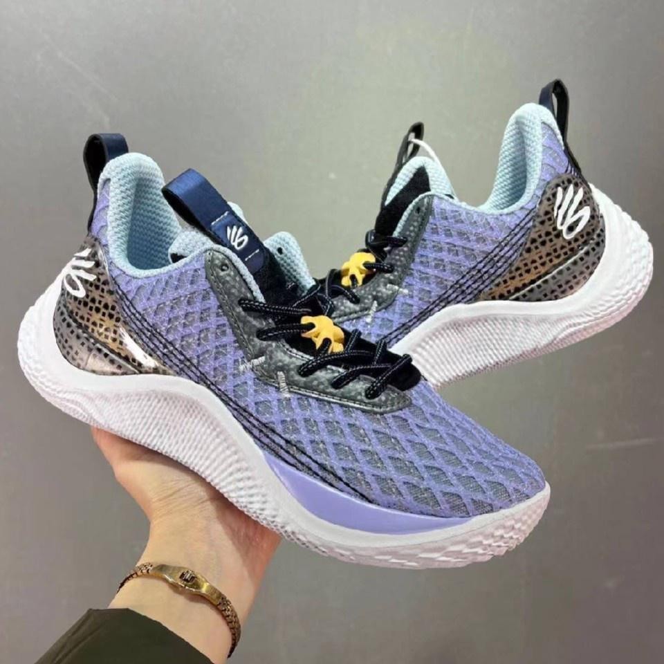 Ua Curry Armour Curry 10 สีม ่ วง Curry 10 Curry 10th Generation Breathable Anti-slip สวมใส ่ ผู ้