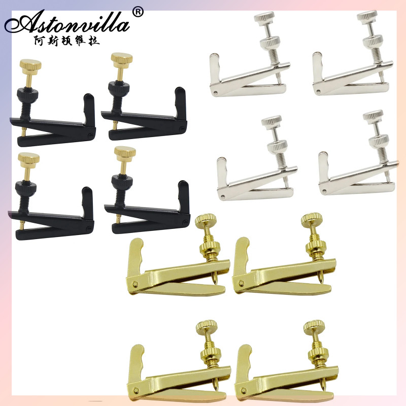 ♞1/2 4/4 Violin Fine Tuner Adjuster Spinner Tuning Screw Musical Instrument Parts Stringed Instrume