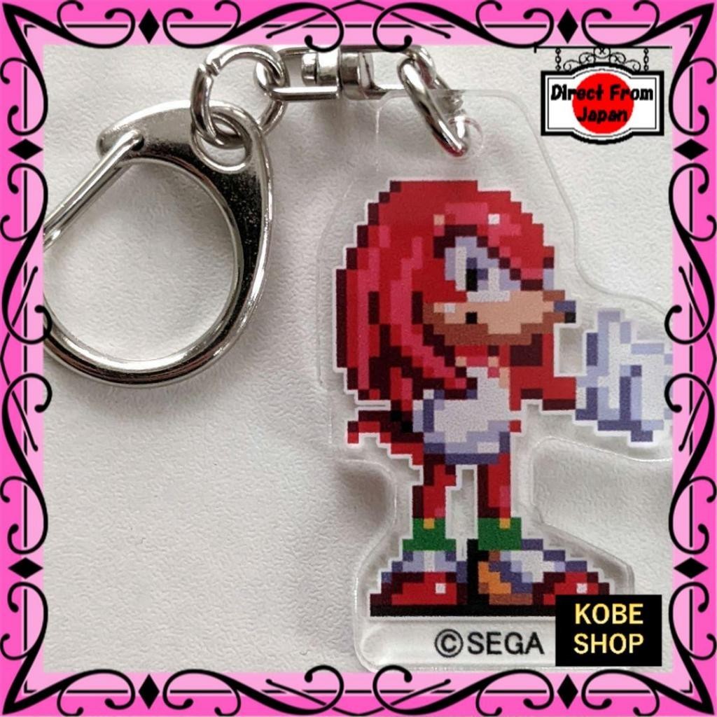 Sonic the Hedgehog Knuckles พวงกุญแจอะคริลิก Ackey รายการที่ไม่ได้เปิด