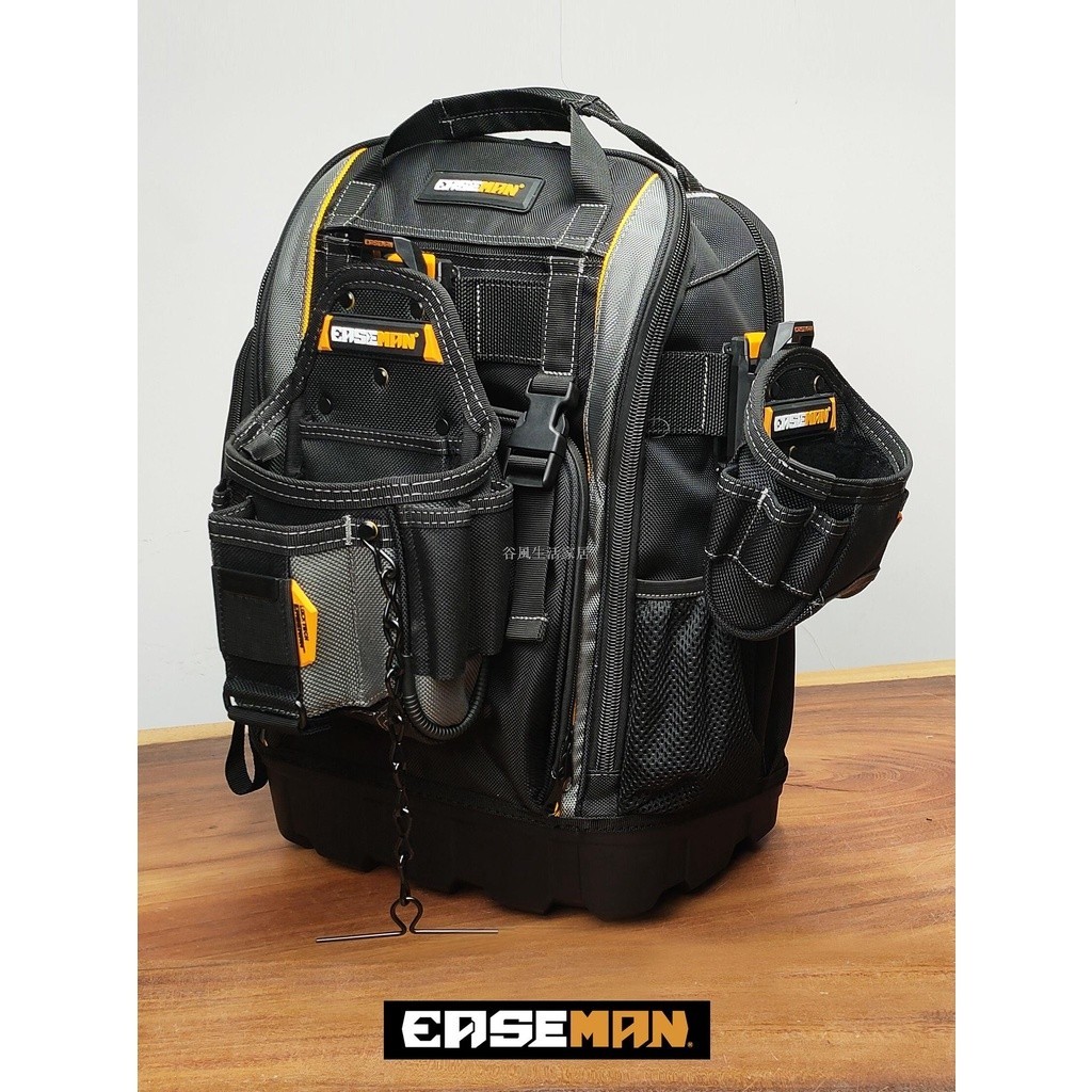 Speedy Delivery =Heavy-Duty Tool Bag Backpack Quick-Hanging Release Buckle ช่างไฟฟ้าทนทาน Strong Rep
