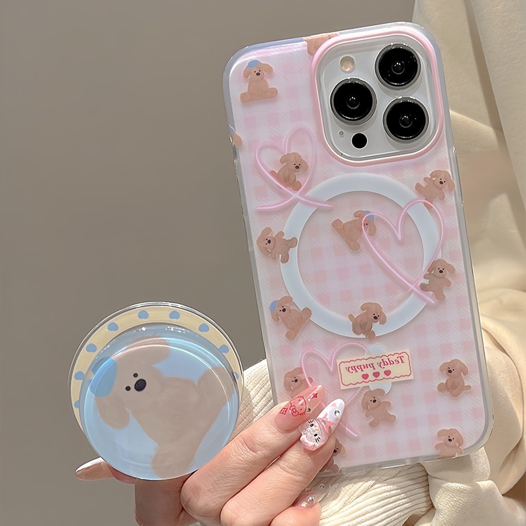 CX44 For iPhone 17 16 15 14 13 12 11 Pro Max Mini XS Max XR X 7 8 Plus SE2 SE3 With magnetic stand P