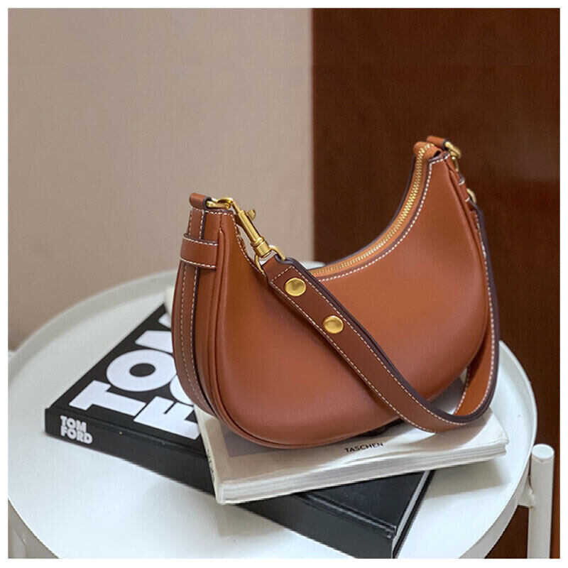 ❤ Deere Jack New Women's Niche Retro Handbag Crescent Casual Fashion Single Shoulder Bag