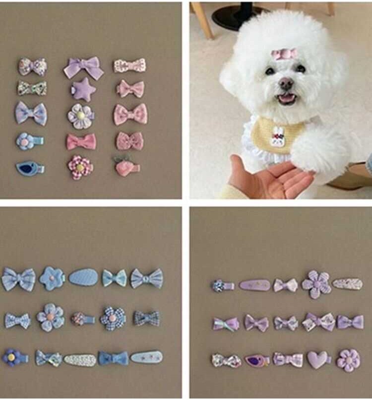 Fashion MUJI Pet Yorkshire Small Special Broken Maltese Hair Nose Bridge Bb Clip Dog Headwear