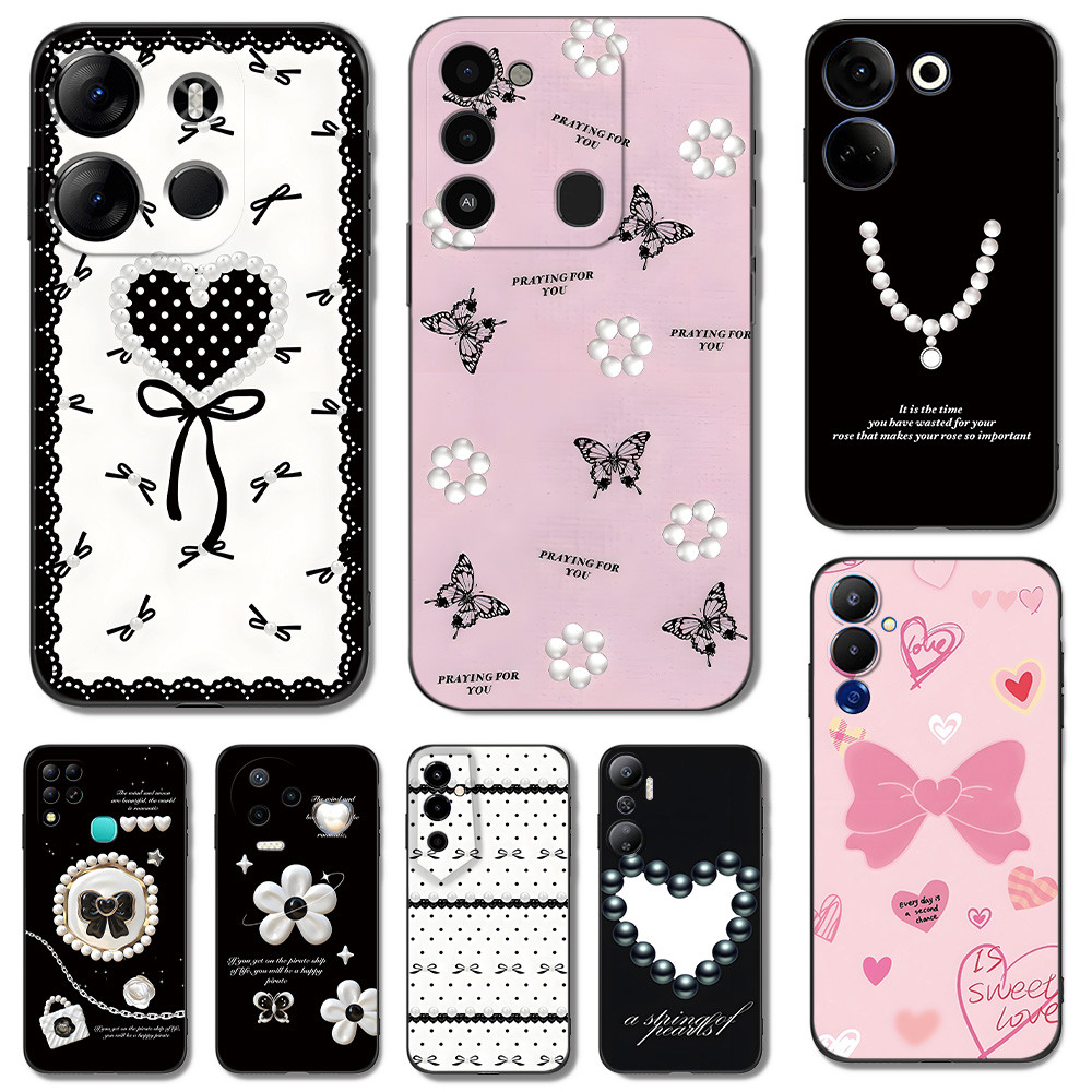 เคส สำหรับ Infinix Zero 20 4G 5G / Zero 30 4G / Zero Ultra ผีเสื้อ&ไข่มุกCase นิ่ม ไทเท กันกระแทก น่ารัก เท่ๆ แปลกๆ การ์ตูน สีดํา สีเขียว สีแดง เรียบๆ ผู้ชาย คุณหนู Tpu @12027