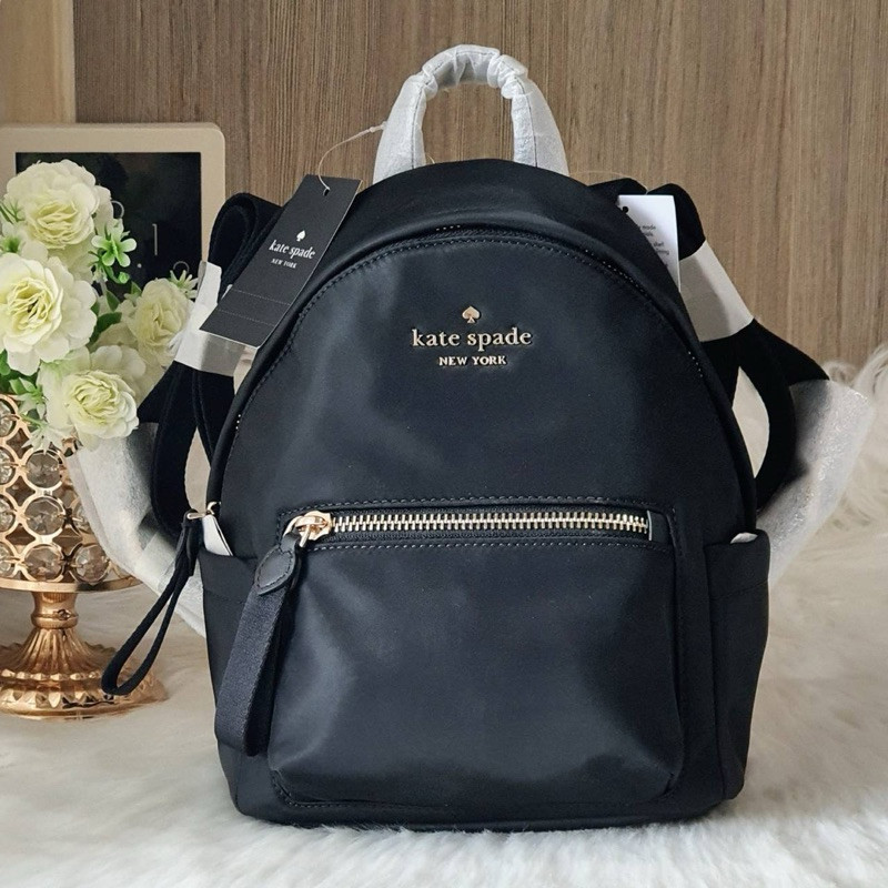 ♞,♘แท้ พร้อมส่ง KS เป้มินิ Kate Spade KC524 New York Chelsea The Little Better Nylon Mini Backpack