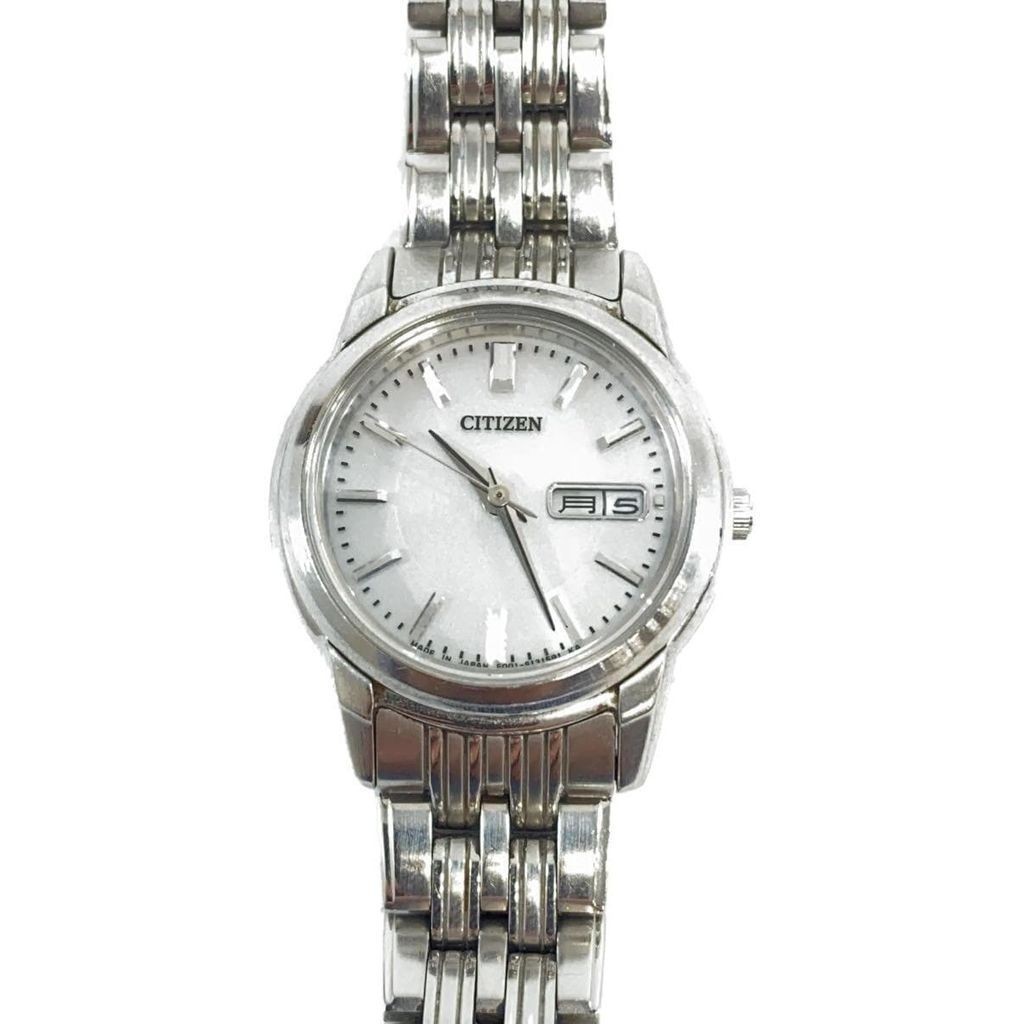 Citizen Ecco I Wrist Watch Silver Women Direct from Japan Secondhand
