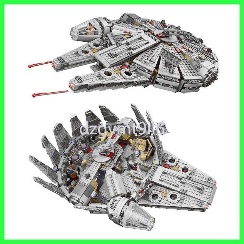 Falcon Compatible 75105 Millenniumยานอวกาศอิฐบล็อกอาคารของเล่นสำหรับของขวัญเด็กสำหรับเด็กชุดสำหรับผ