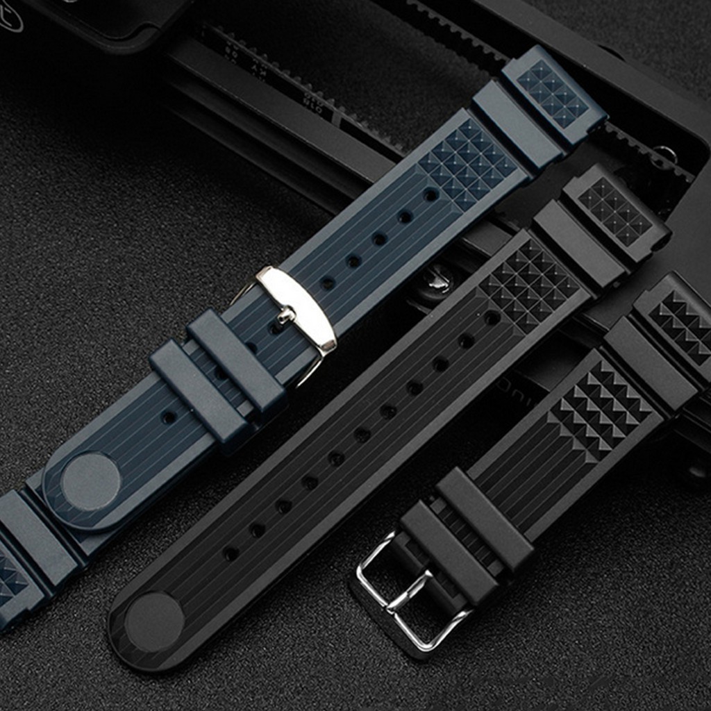 Soft Silicone Watch Strap Waterproof Sweat-roof 20MM/22MM Watch Band Belt for Seiko SLA017J1 SLA037