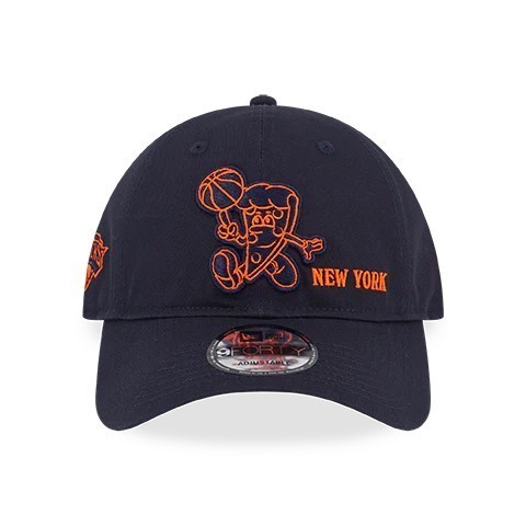 New ERA หมวกแก๊ป ลายการ์ตูน New York Knicks City Vibe NY ของแท้ 100% 13773873