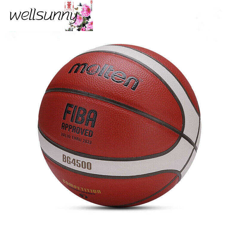 ลูกบาสเก็ตบอล BG4500 Wellsunny Moltenn FIBA ของแท้ขนาด7ทำจากหนัง PU