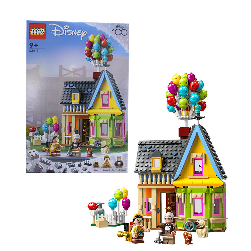 LEGO 43217 Disney House from Up Building Kit with Toy House and Minifigures, Comes with Carl Fredric