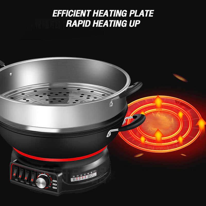 wok XIAOMIMIJIA Non-stick multifunctional electric hot pot plug-in