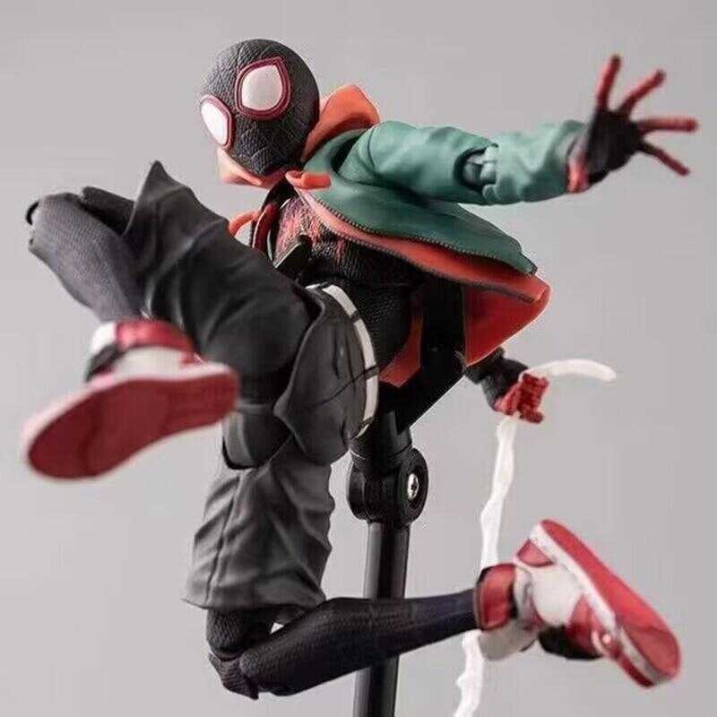 Action Morales Sentinel Figure Spiderman Model Spider-Man Into The Spider Verse Peter Miles Figurin