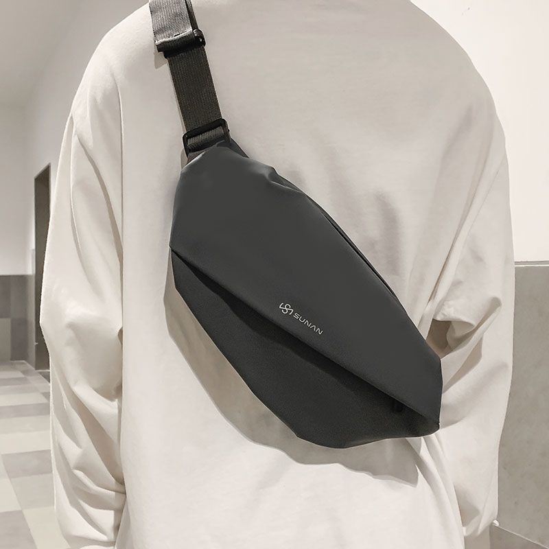♞,♘,♙Trendy Japanese Style Chest Bag Men's Crossbody Bag