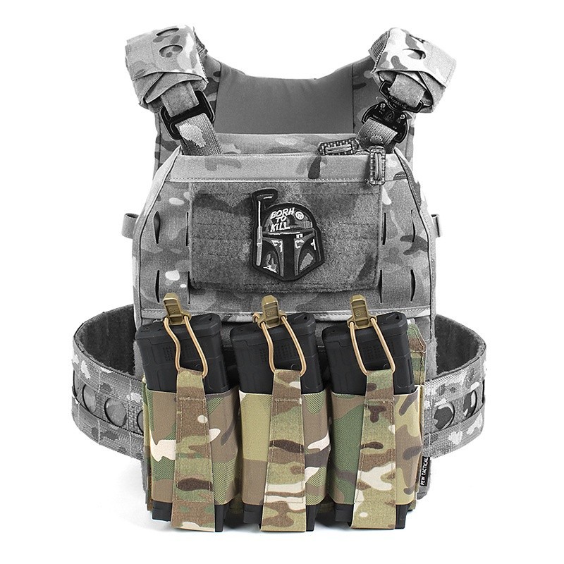 Pew กระเป๋าใส่นิตยสาร ด้านหน้า 5.56 สําหรับ FCPC V5 IDOGEAR VT15