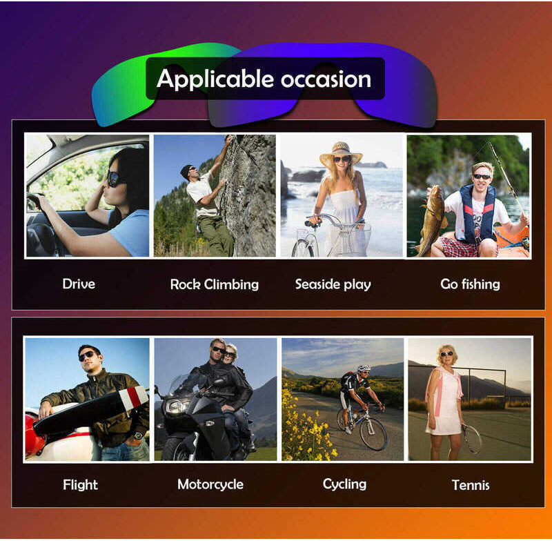 Polarized Replacement HXHTenD Lenses for  Holbrook OO9102 Holbrook Asian Fit OO9244 AF Sunglasses A