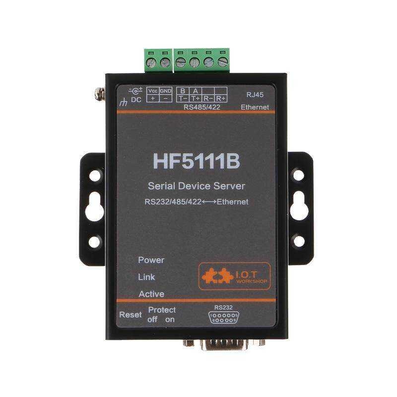 ❤ Dual Three-In-One Rj45 Rs232/ 485 /422 To Ethernet Serial Port Server Industrial Grade DTU Hf51
