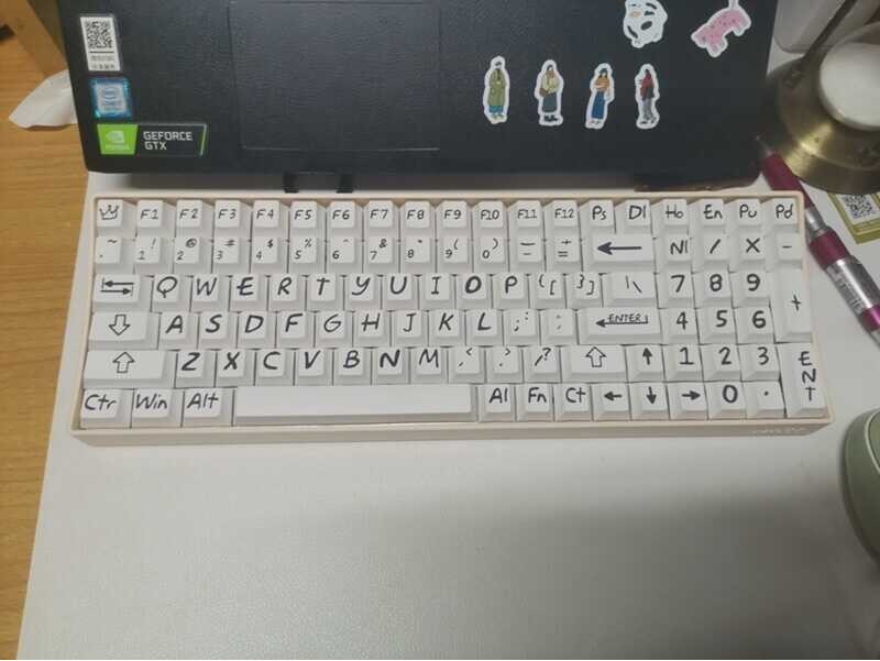 Minimalist 【Keycap Only】Personality Keycap 133 Keys Profile PBT Sublimation Keycaps With 2U 1.75U s